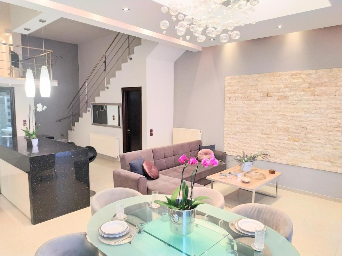 Luxury Apartment With Sea View Near Kallithea Koskinou  Eksteriør billede