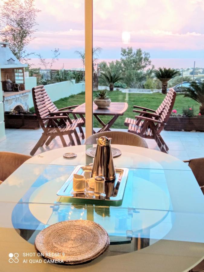 Luxury Apartment With Sea View Near Kallithea Koskinou  Eksteriør billede