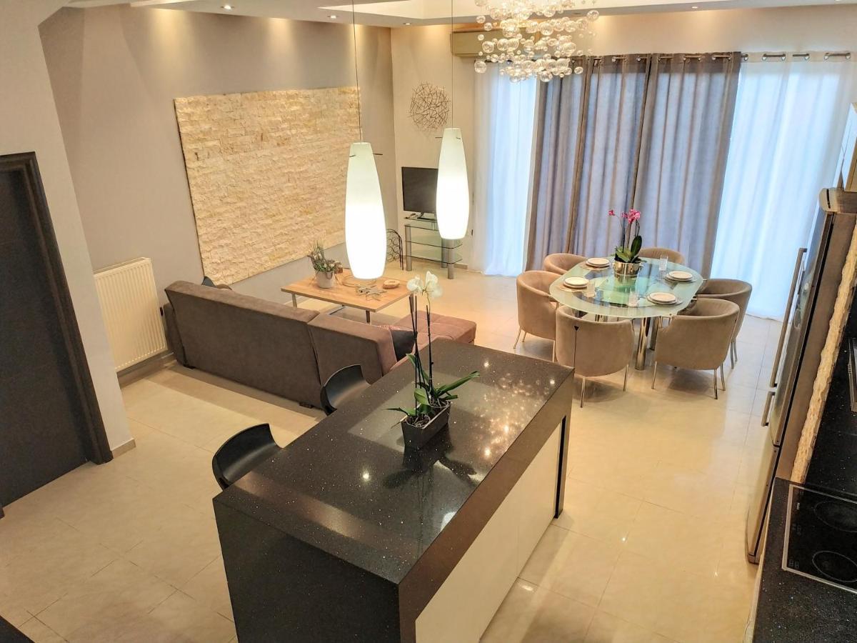 Luxury Apartment With Sea View Near Kallithea Koskinou  Eksteriør billede